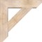 Ekena Millwork Traditional Slat Smooth Bracket w/ Offset Brace, Douglas Fir, 7 1/2"W x 30"D x 30"H BKT0806X30X30TRA06SDF - alternate 2